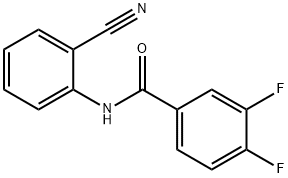 N-(2-cyanophenyl)-3,4-difluorobenzamide Structure