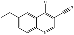 4-chloro-6-ethylquinoline-3-carbonitrile 구조식 이미지