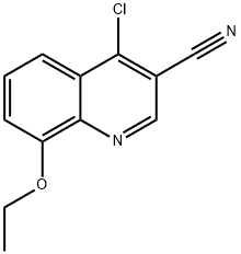 4-chloro-8-ethoxyquinoline-3-carbonitrile 구조식 이미지