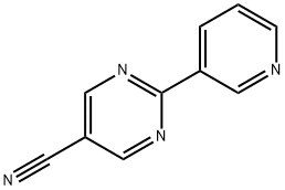 2-(PYRIDIN-3-YL)PYRIMIDINE-5-CARBONITRILE Structure