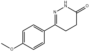 4,5-Dihydro-6-(4-methoxyphenyl)pyridazin-3(2H)-one 구조식 이미지