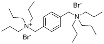 (p-Phenylenedimethylene)bis(tripropylammonium bromide) Structure