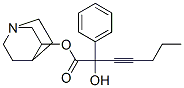 1-azabicyclo[2.2.2]oct-8-yl 2-hydroxy-2-phenyl-hept-3-ynoate 구조식 이미지