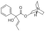 3-Quinuclidyl phenyl(trans-1-propenyl)glycolate Structure