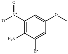 2-BroMo-4-메톡시-6-니트로아닐린 구조식 이미지