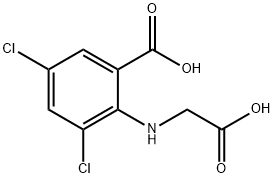3,5_dichloro-N-(carboxymethyl)anthranilic acid Structure