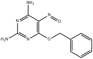 6-Benzyloxy-5-nitroso-pyrimidine-2,4-diamine Structure