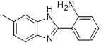 2-(6-METHYL-1H-BENZIMIDAZOL-2-YL)-BENZENAMINE 구조식 이미지