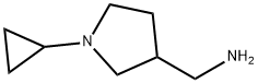 1-(1-cyclopropyl-3-pyrrolidinyl)methanamine(SALTDATA: 2HCl) 구조식 이미지