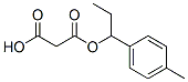 3-[1-(4-methylphenyl)propoxy]-3-oxo-propanoic acid Structure