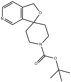 Spiro[furo[3,4-c]pyridine-3(1H),4'-piperidine]-1'-carboxylic acid, 1,1-dimethylethyl ester Structure