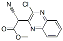 METHYL (3-CHLOROQUINOXALIN-2-YL)(CYANO)ACETATE Structure