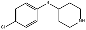 4-(4-CHLORO-PHENYLSULFANYL)-PIPERIDINE Structure