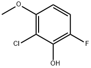2-Chloro-6-fluoro-3-methoxyphenol 구조식 이미지
