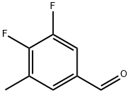 3,4-Difluoro-5-Methylbenzaldehyde, 97% Structure
