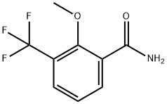 2-METHOXY-3-(TRIFLUOROMETHYL)BENZAMIDE Structure