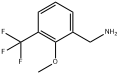 2-METHOXY-3-(TRIFLUOROMETHYL)BENZYLAMINE Structure