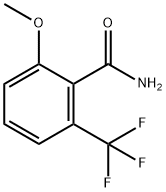 2-METHOXY-6-(TRIFLUOROMETHYL)BENZAMIDE 구조식 이미지