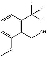 2-METHOXY-6-(TRIFLUOROMETHYL)BENZYL ALCOHOL Structure
