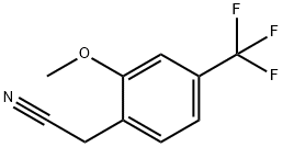 2-METHOXY-4-(TRIFLUOROMETHYL)PHENYLACETONITRILE 구조식 이미지