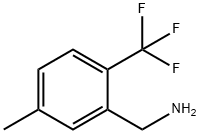 5-Methyl-2-(trifluoromethyl)benzylamine 구조식 이미지