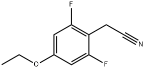 4-Ethoxy-2,6-difluorophenylacetonitrile 구조식 이미지