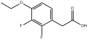 4-Ethoxy-2,3-difluorophenylacetic acid Structure