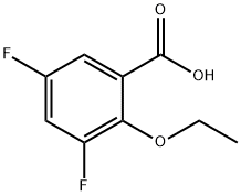 2-ETHOXY-3,5-DIFLUOROBENZOIC ACID Structure