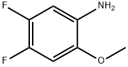 4,5-디플루오로-2-메톡시아닐린 구조식 이미지
