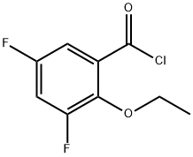 2-ETHOXY-3,5-DIFLUOROBENZOYL CHLORIDE 구조식 이미지