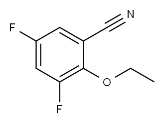 2-ETHOXY-3,5-DIFLUOROBENZONITRILE Structure