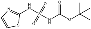 tert-butyl 2,2-dioxo-3-(1,3-thiazol-2-yl)-2lambda~6~-diazathiane-1-carboxylate 구조식 이미지