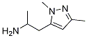 1H-Pyrazole-5-ethanaMine, .alpha.,1,3-triMethyl- Structure