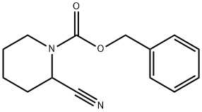 N-CBZ-2-cyanopiperidine 구조식 이미지