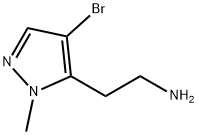 2-(4-Bromo-1-methyl-1H-pyrazol-5-yl)ethanamine 구조식 이미지