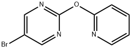 5-브로모-2-(피리딘-2-일록시)-피리미딘 구조식 이미지