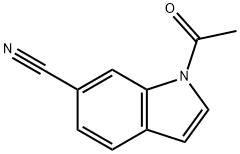 1-Acetyl-1H-indole-6-carbonitrile Structure