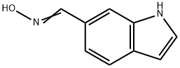 1H-indole-6-carbaldehyde oxime 구조식 이미지