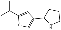 5-이소프로필-3-피롤리딘-2-일이속사졸 구조식 이미지