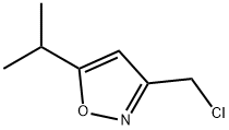 3-(chloromethyl)-5-isopropylisoxazole 구조식 이미지
