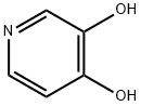 3,4-Dihydroxypyridine 구조식 이미지