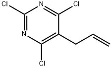 Pyrimidine,2,4,6-trichloro-5-(2-propen-1-yl)- Structure