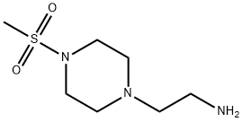 2-(4-(Methylsulfonyl)piperazin-1-yl)ethanaMine Structure