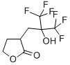 4,5-Dihydro-3-[2-hydroxy-3,3,3-trifluoro-2-(trifluoromethyl)propyl]-2(3H)-furanone Structure