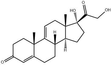 아네코르타브아세트산관련화합물A(20MG)(9(11)-디하이드로코르티솔) 구조식 이미지