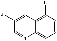 3,5-Dibromoquinoline структурированное изображение