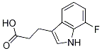 1H-Indole-3-propanoic acid, 7-fluoro- Structure