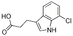 1H-Indole-3-propanoic acid, 7-chloro- Structure