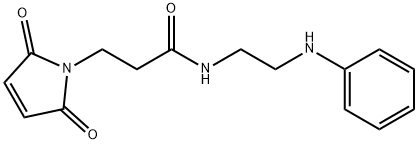 2,5-Dihydro-2,5-dioxo-N-[2-(phenylaMino)ethyl]-1H-pyrrole-1-propanaMide Structure