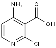 4-amino-2-chloronicotinic acid Structure